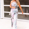 Turks And Twirls Tie Dye Jumpsuit In Violet Image - 1