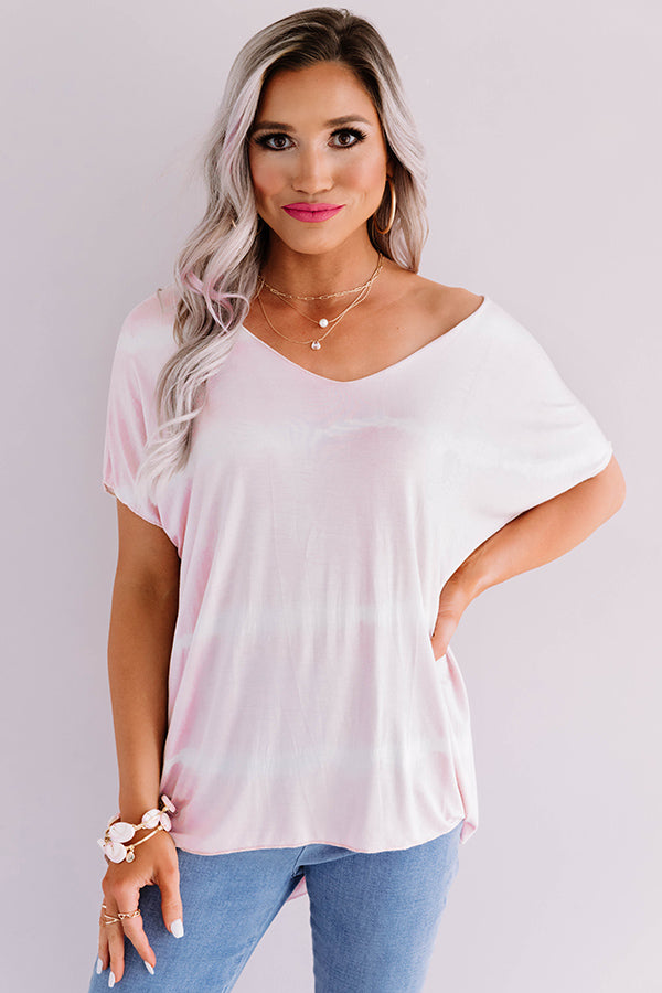 Pacific Coast Highway Shift Tee in Baby Pink Image - 1