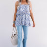 Movie Date Leopard Tank in Blue Image - 1