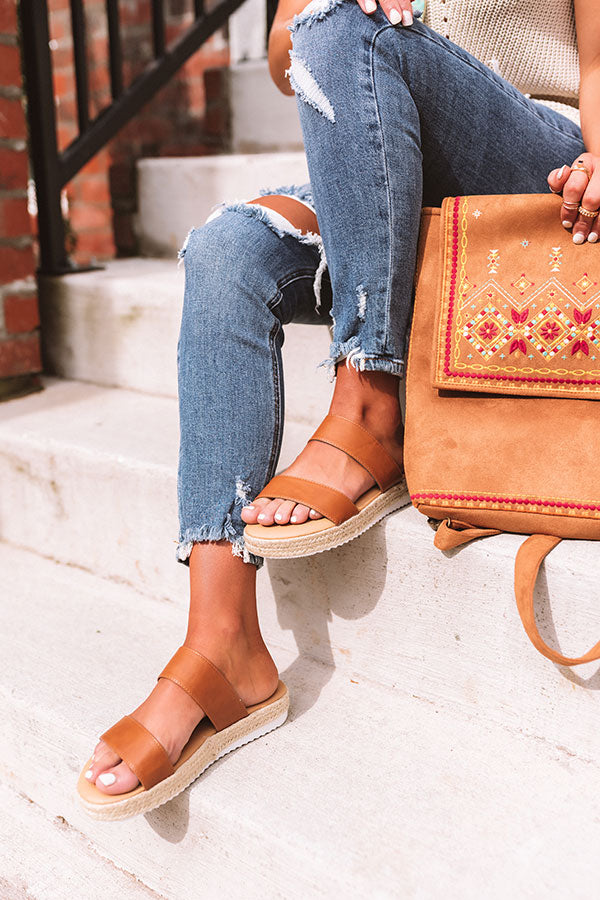 The Avonlea Espadrille In Cinnamon Image - 1