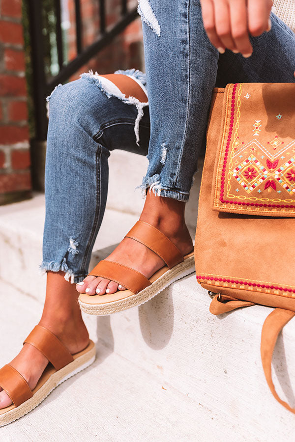 The Avonlea Espadrille In Cinnamon Image - 4