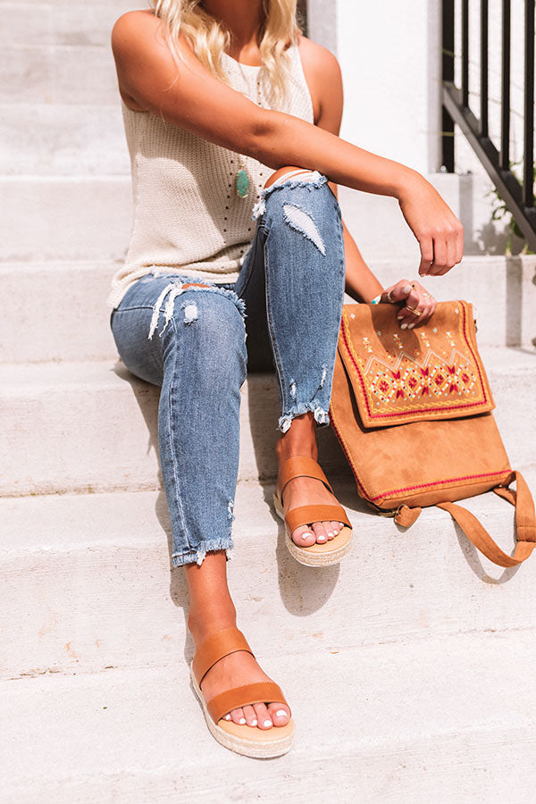 The Avonlea Espadrille In Cinnamon Image - 3