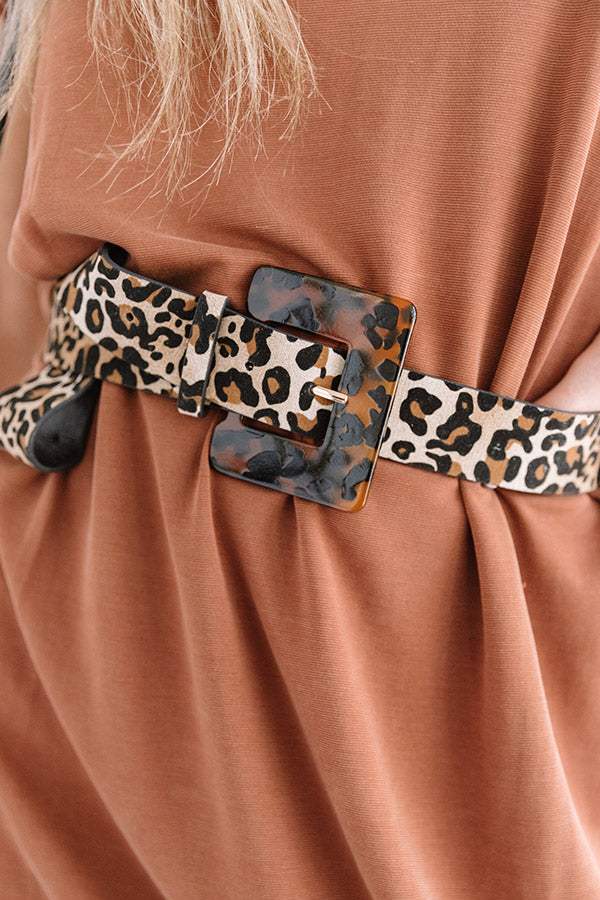 Center Of The Stage Leopard Belt Image - 1