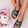 The Mandi Sandal In Black Image - 1