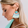 Beach Villa Earrings in Mint Image - 1