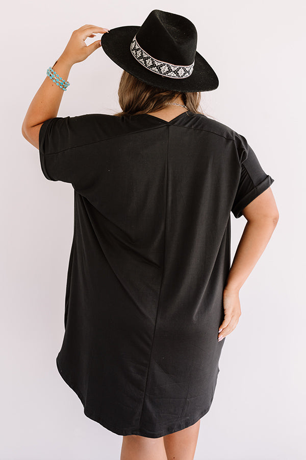 St. Kitts Cuties Shift Dress In Black Curves Image - 4