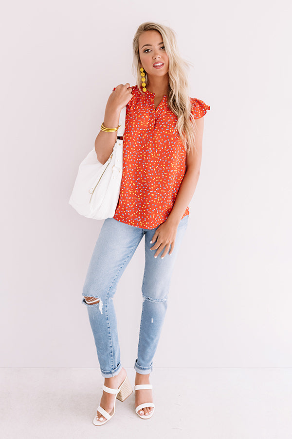 Cocktails At Cambridge Top In Red Image - 2