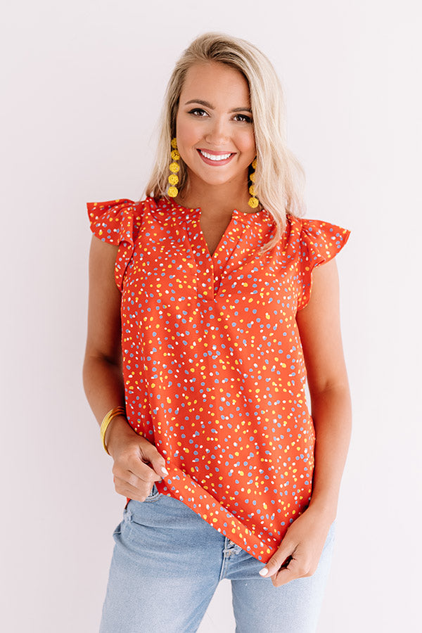 Cocktails At Cambridge Top In Red Image - 1