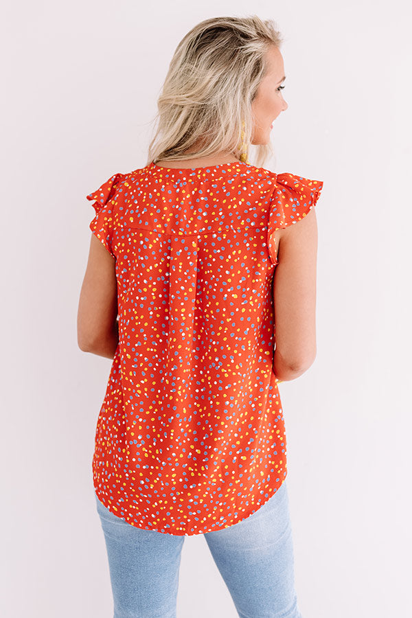 Cocktails At Cambridge Top In Red Image - 5