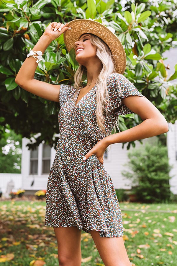 Talk Soon Floral Romper Image - 1