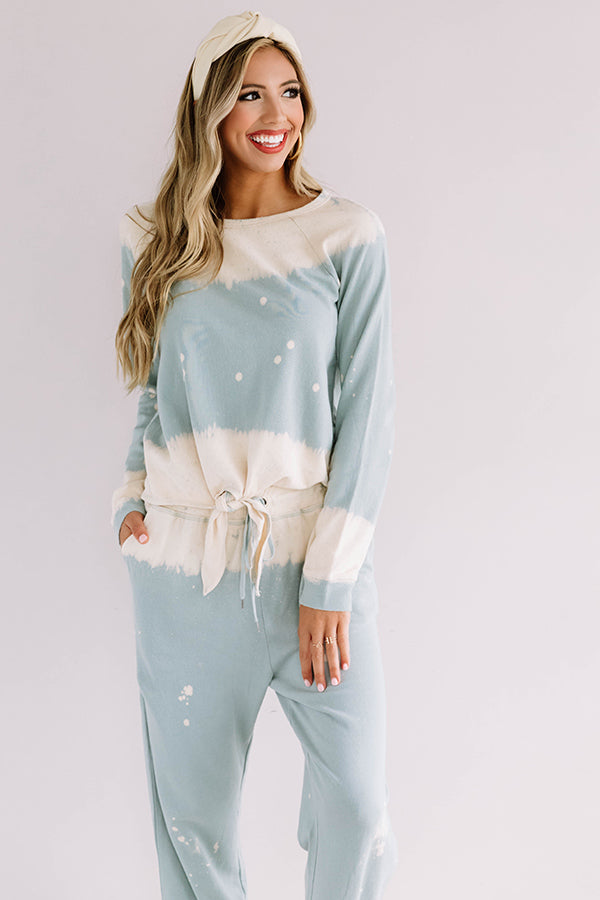 Weekend Snuggles Tie Dye Sweatshirt Image - 2