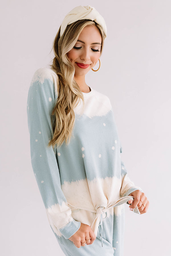 Weekend Snuggles Tie Dye Sweatshirt Image - 4