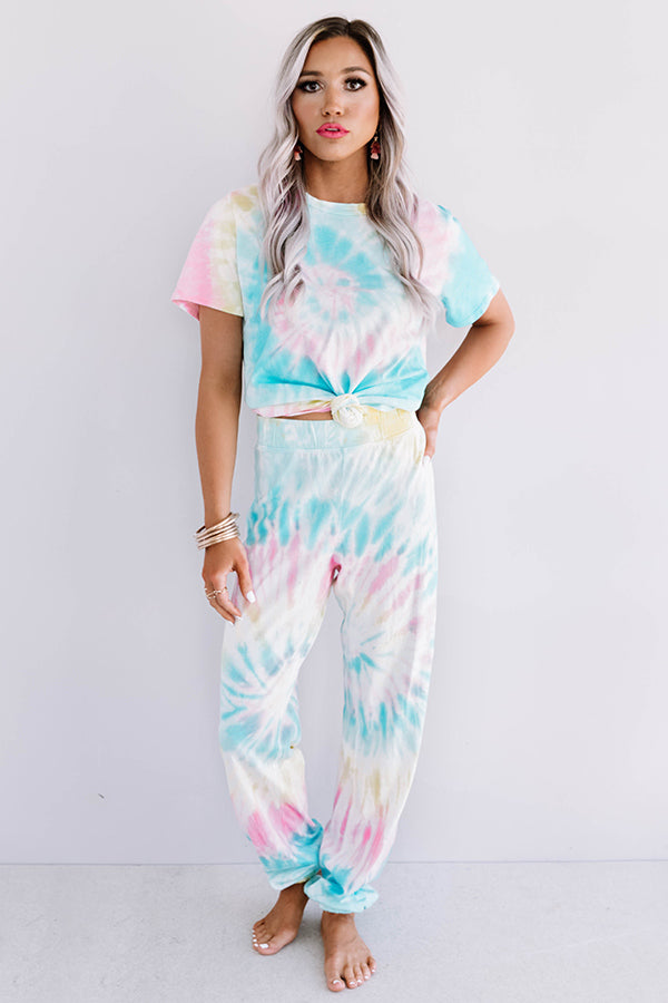 Oceanside Dreaming Tie Dye Joggers Image - 5