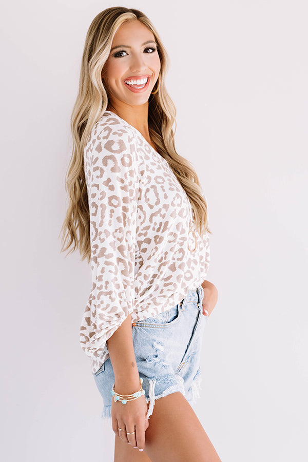 Mochas In Milan Leopard Top Image - 4