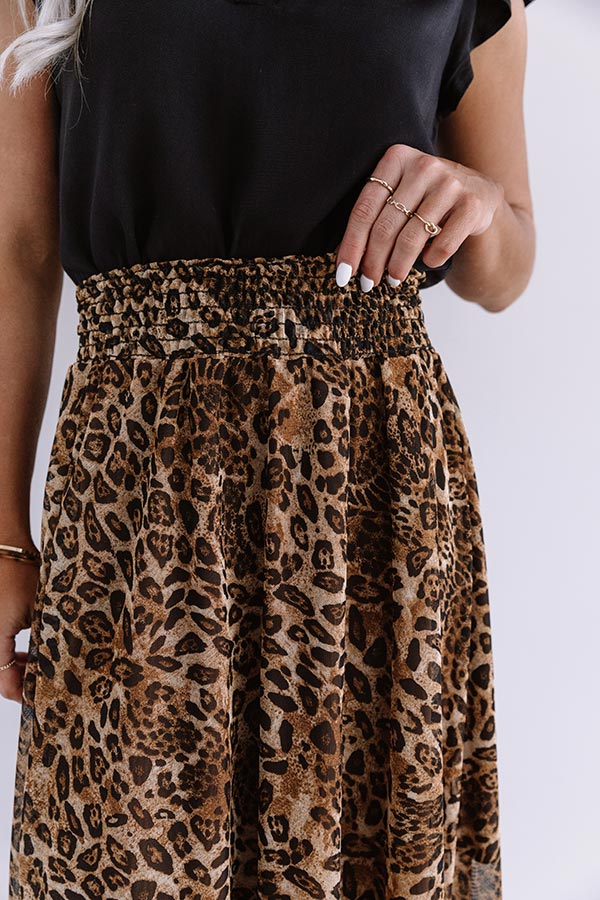 Sweet Treat Leopard Skirt Image - 3