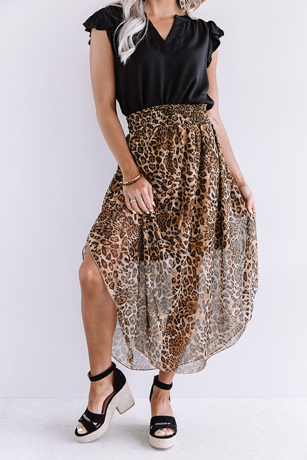 Sweet Treat Leopard Skirt Image - 1