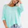 Everyday Gorgeous Knit Tunic In Ocean Wave Image - 1