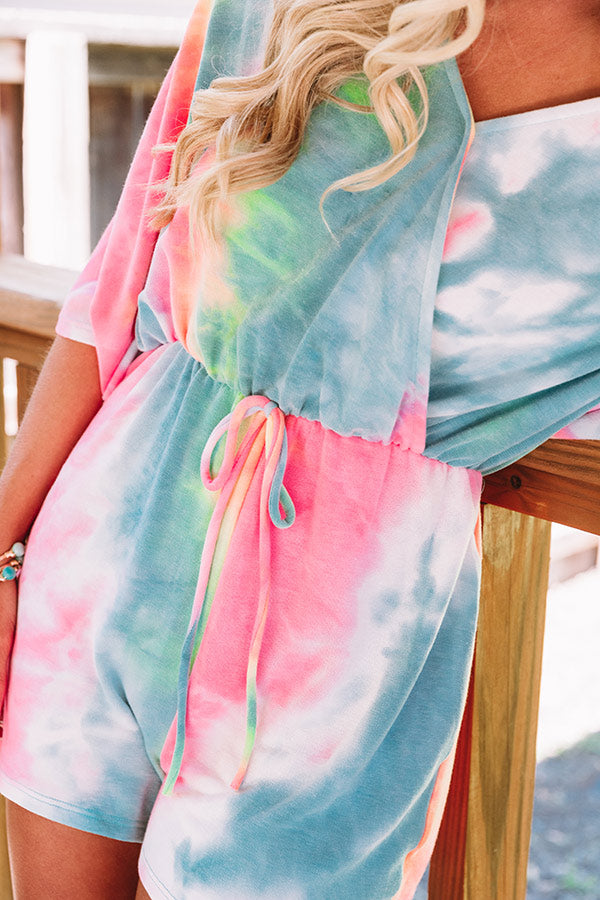 Sweet On Summer Tie Dye Romper Image - 5