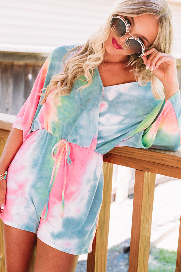 Sweet On Summer Tie Dye Romper Image - 1