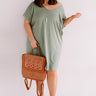 St. Kitts Cutie Shift Dress In Pear Curves Image - 1