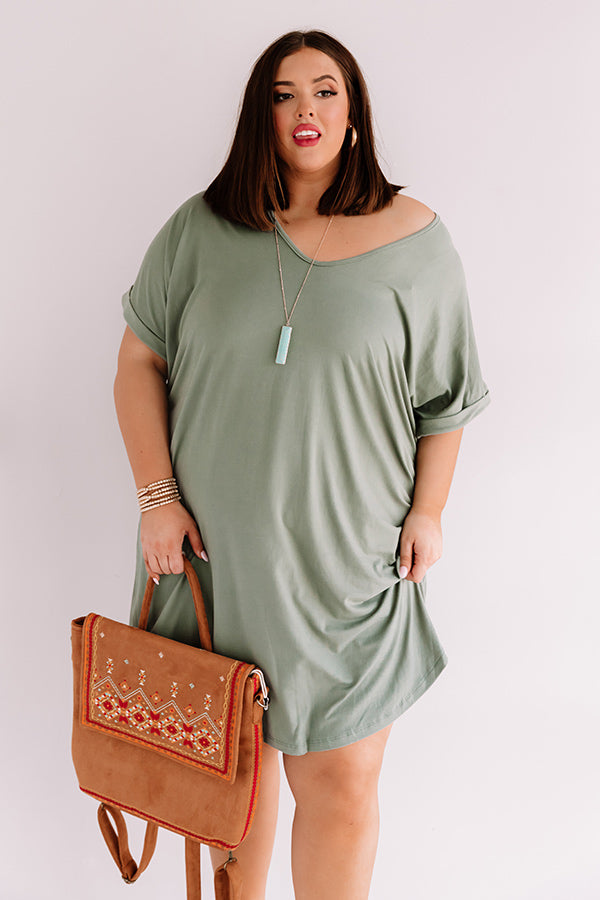 St. Kitts Cutie Shift Dress In Pear Curves Image - 3