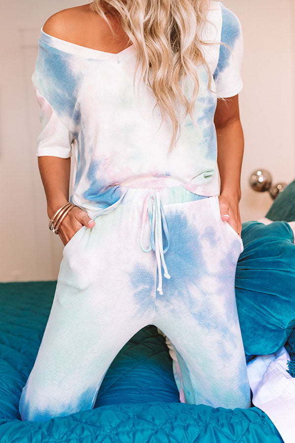 Lounge Around Tie Dye Joggers Image - 3