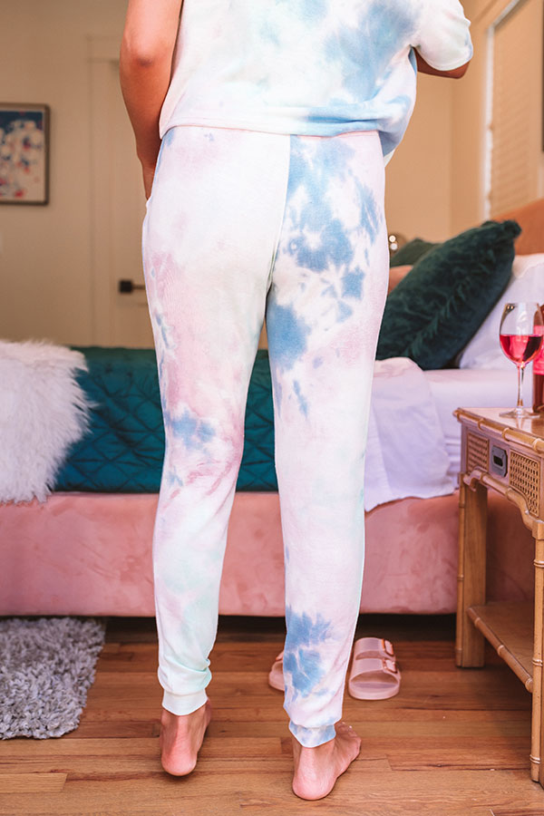 Lounge Around Tie Dye Joggers Image - 5