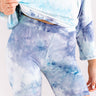 Heart Breaker Tie Dye Biker Shorts in Aqua Image - 1
