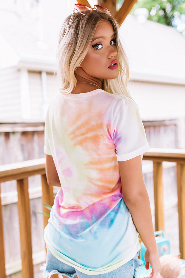 Popsicles On The Pier Tie Dye Top Image - 4