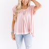 Charming Afternoon Shift Top In Blush Image - 1