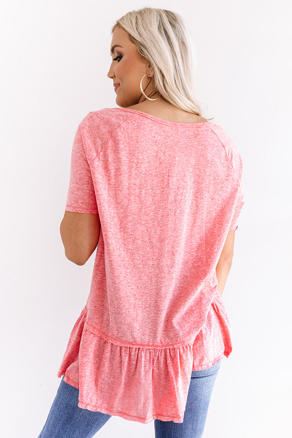 Pinot On The Patio Shift Top In Pink Image - 4