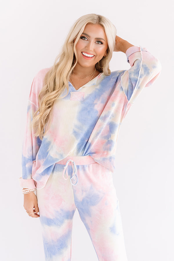 Cabana Brunch Tie Dye Shift Top Image - 1