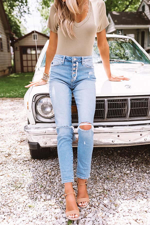 KanCan The Zimmerman High Waist Relaxed Skinny Image - 2