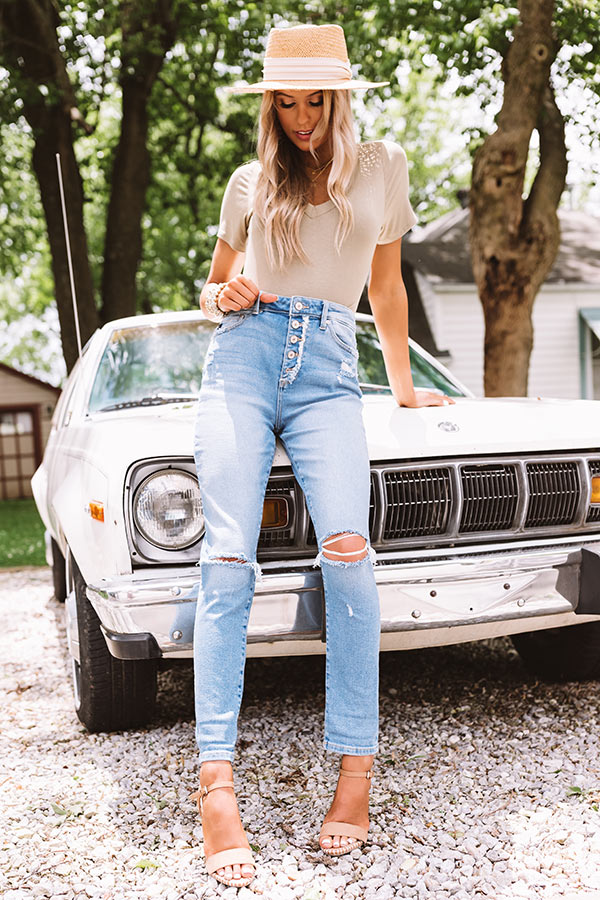 KanCan The Zimmerman High Waist Relaxed Skinny Image - 1