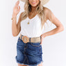 Travel Muse Knit Tank in Ivory Image - 1