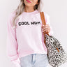 Cool Mom Sweatshirt In Pink Image - 1