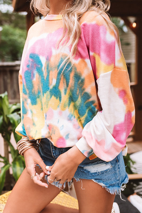 Technicolor Travels Tie Dye Sweatshirt Image - 1