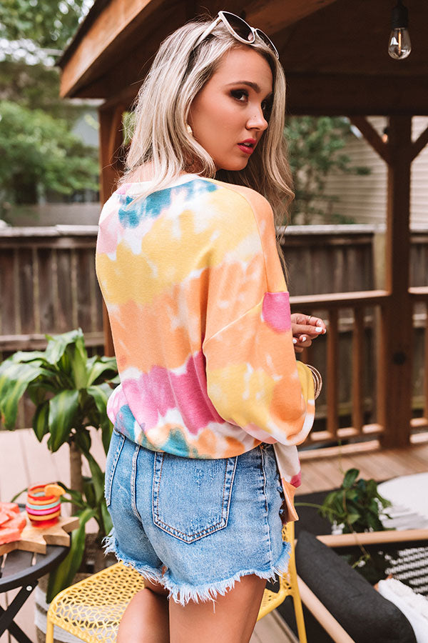 Technicolor Travels Tie Dye Sweatshirt Image - 1