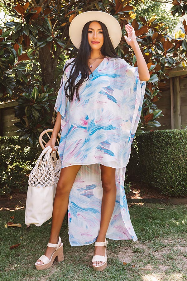 Mimosa Views Watercolor Dress Image - 1