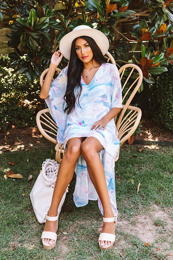 Mimosa Views Watercolor Dress Image - 5