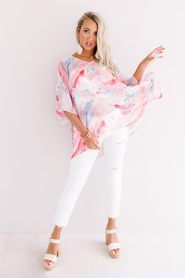 Call The Haute-Line Tunic In Pink Image - 1