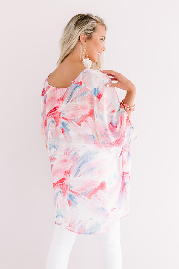 Call The Haute-Line Tunic In Pink Image - 4