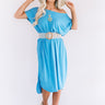 Huntington Beach Happy Hour Midi In Ocean Blue Image - 1