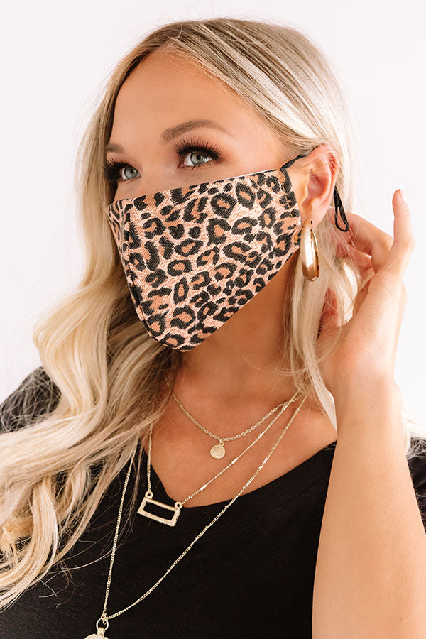 Leopard Forever Cloth Face Mask Image - 2