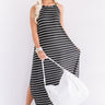 St. Tropez Promise Stripe Maxi In Black Image - 1