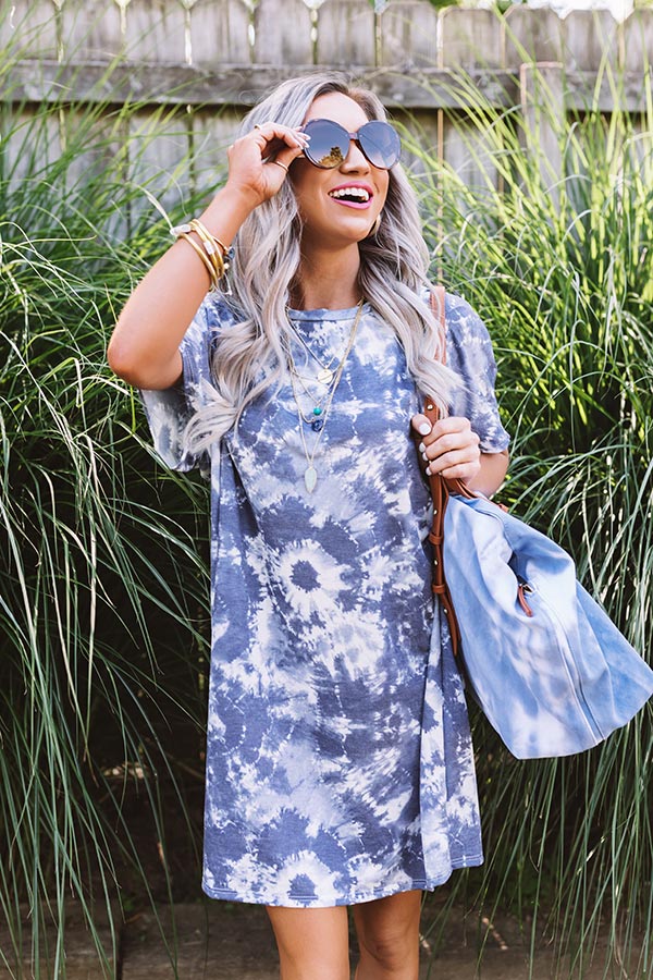 New Crush Canvas Tie Dye Tote Image - 3