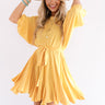 Valley Girl Ruffle Dress in Marigold Image - 1