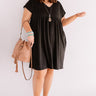 Dunes And Daydreams Babydoll Dress In Black Curves Image - 1
