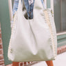 Cambridge Kisses Faux Leather Tote In Sage Image - 1