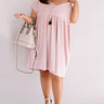 Dunes And Daydreams Babydoll Dress In Blush Curves Image - 1